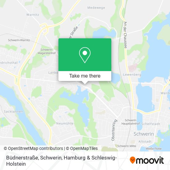 Büdnerstraße, Schwerin map