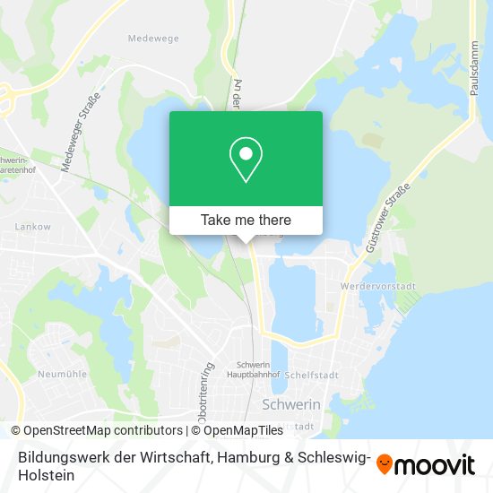 Bildungswerk der Wirtschaft map