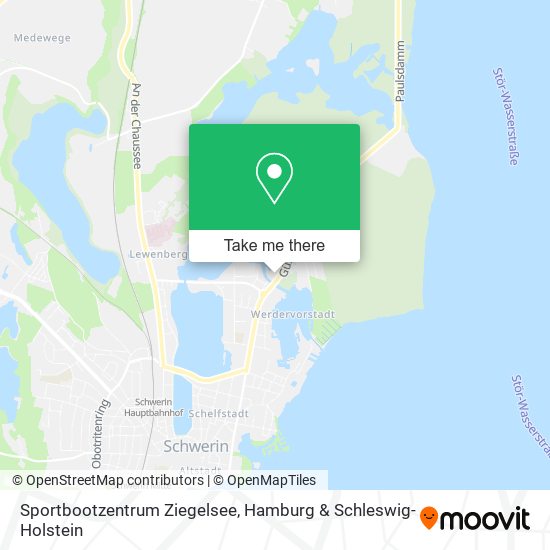 Sportbootzentrum Ziegelsee map