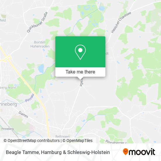 Beagle Tamme map