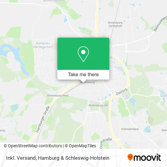 Карта Inkl. Versand