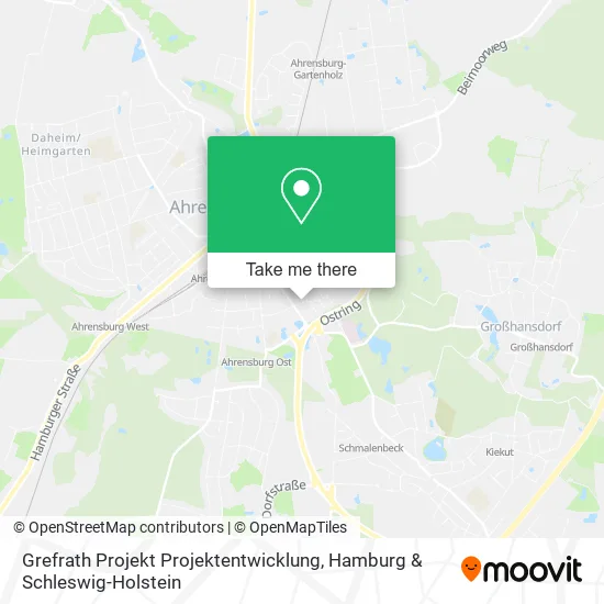 Карта Grefrath Projekt Projektentwicklung