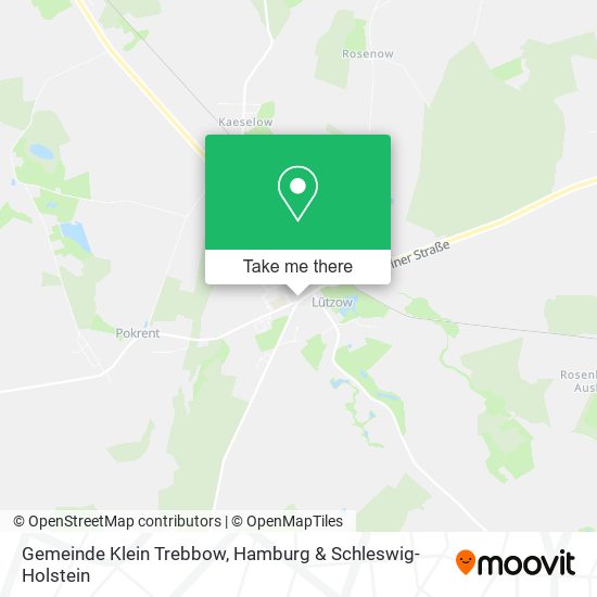 Gemeinde Klein Trebbow map