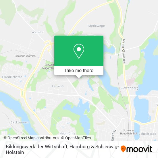 Bildungswerk der Wirtschaft map