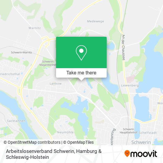Arbeitslosenverband Schwerin map