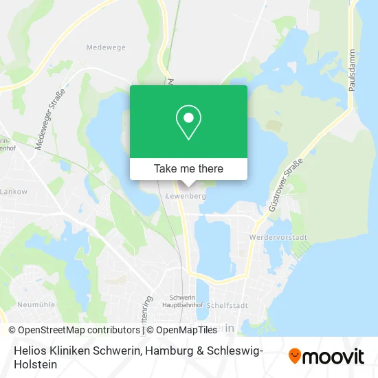 Helios Kliniken Schwerin map