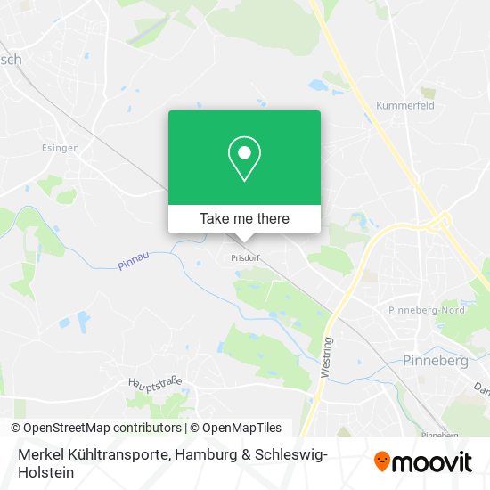Merkel Kühltransporte map