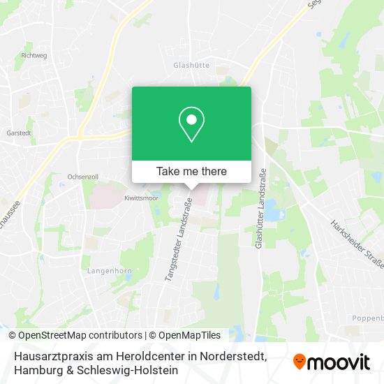 Hausarztpraxis am Heroldcenter in Norderstedt map