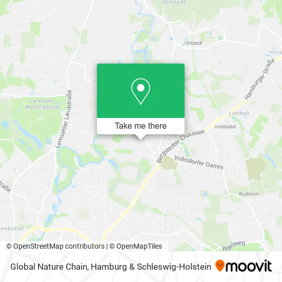 Карта Global Nature Chain