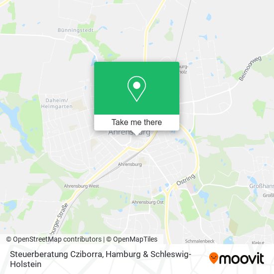 Steuerberatung Cziborra map