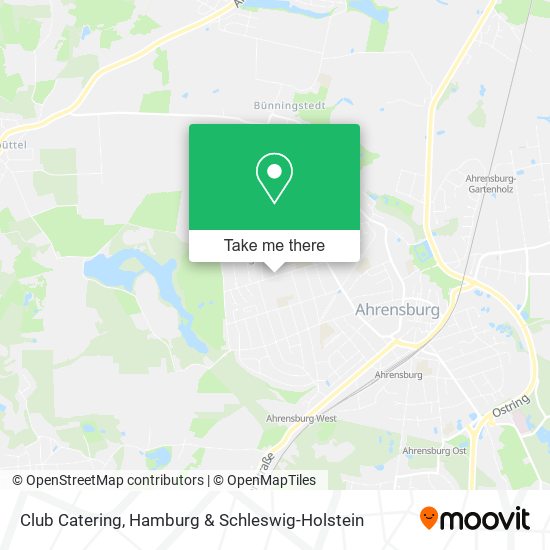 Club Catering map