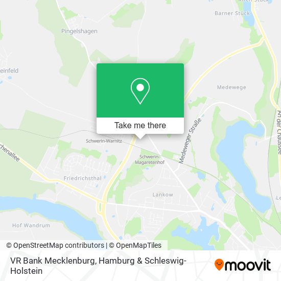 VR Bank Mecklenburg map