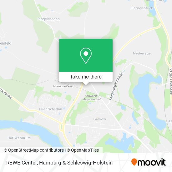 REWE Center map