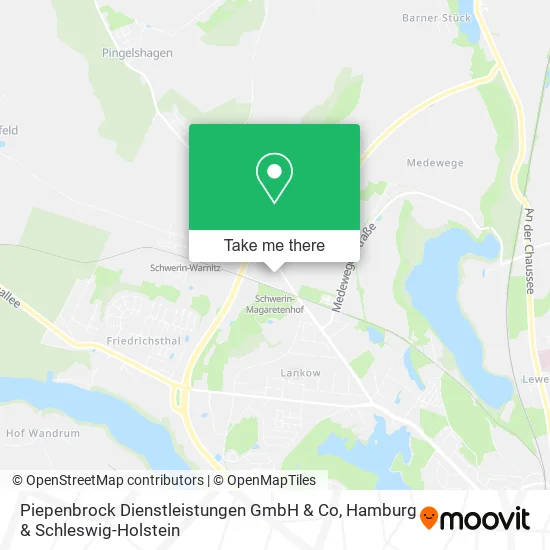 Карта Piepenbrock Dienstleistungen GmbH & Co