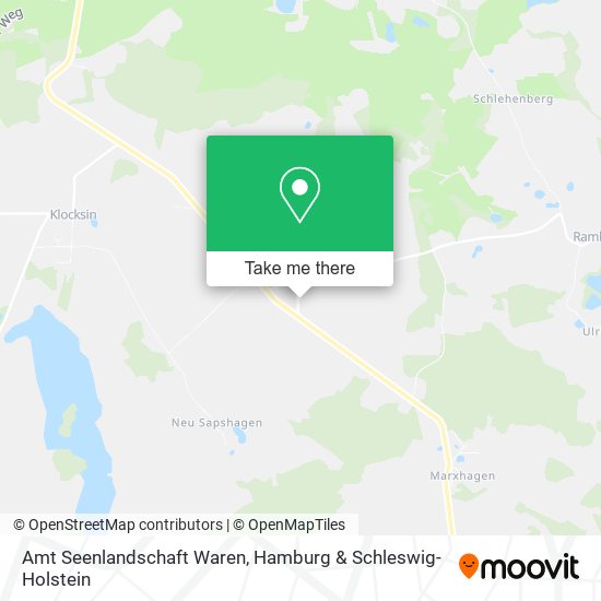 Amt Seenlandschaft Waren map