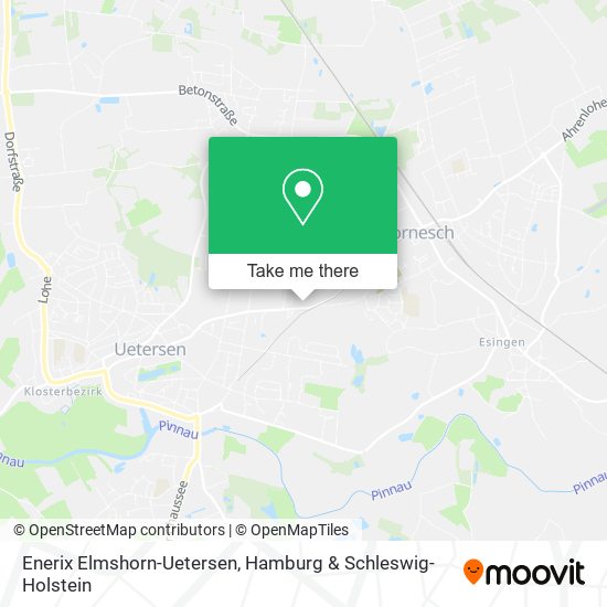 Enerix Elmshorn-Uetersen map