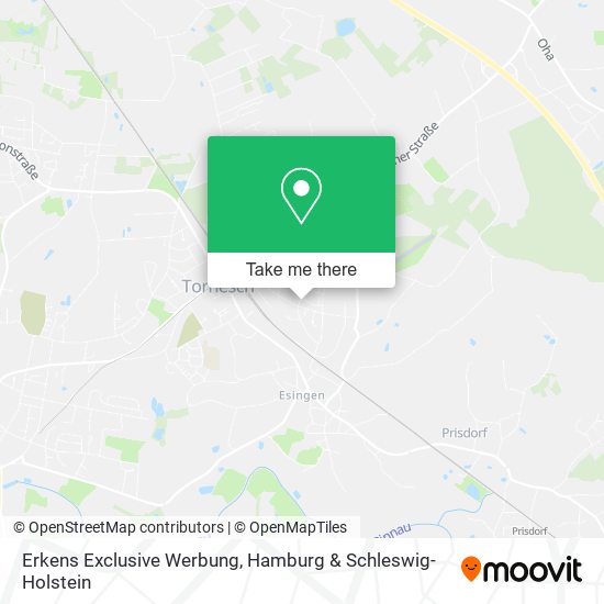 Erkens Exclusive Werbung map