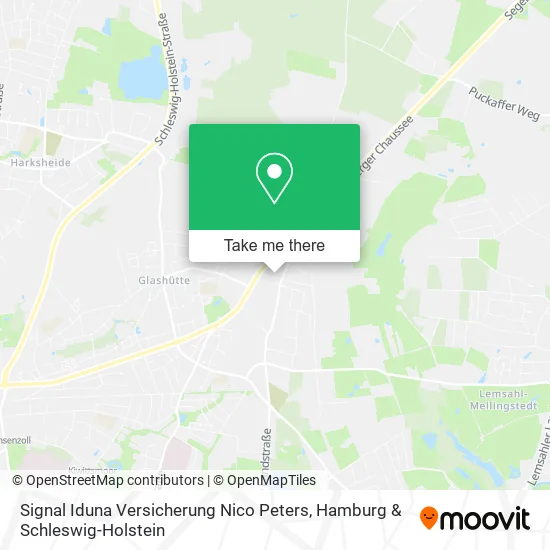 Карта Signal Iduna Versicherung Nico Peters