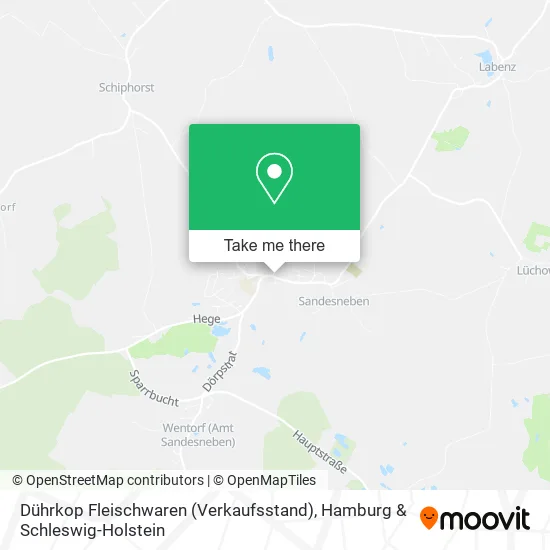 Карта Dührkop Fleischwaren (Verkaufsstand)
