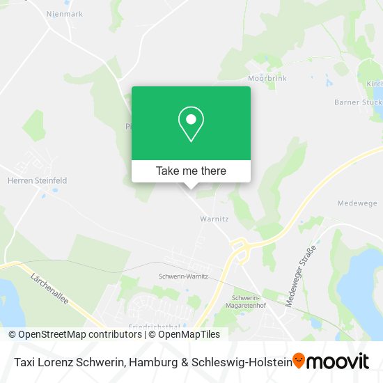 Taxi Lorenz Schwerin map