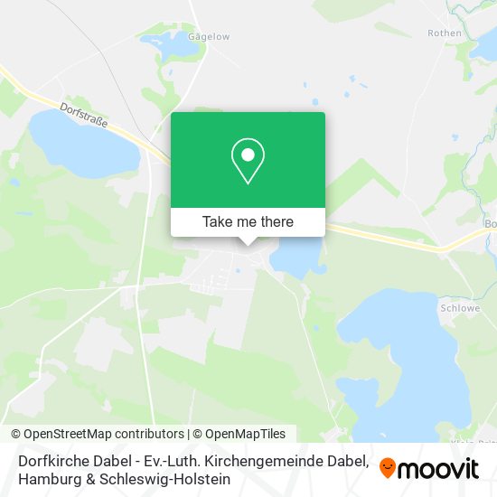 Dorfkirche Dabel - Ev.-Luth. Kirchengemeinde Dabel map