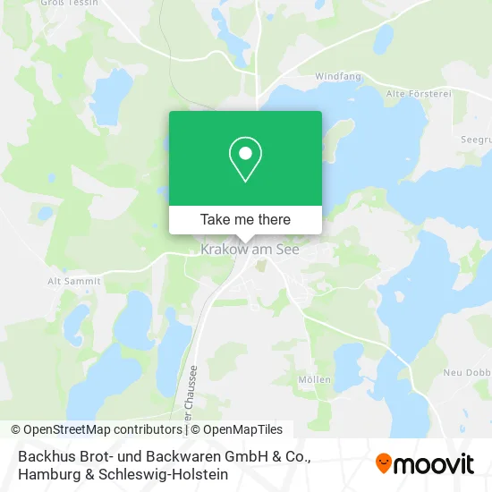 Карта Backhus Brot- und Backwaren GmbH & Co.
