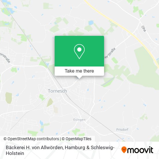 Bäckerei H. von Allwörden map