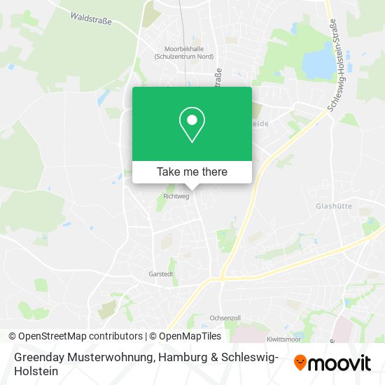 Greenday Musterwohnung map