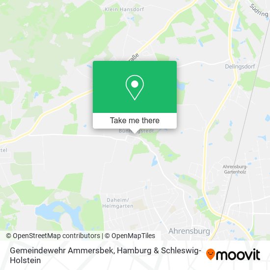 Gemeindewehr Ammersbek map