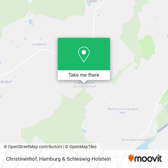 Christinenhof map