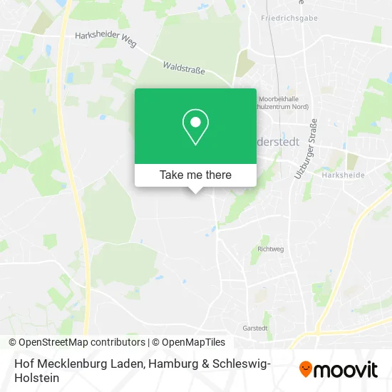 Карта Hof Mecklenburg Laden