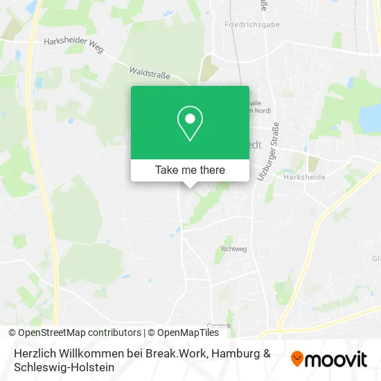 Карта Herzlich Willkommen bei Break.Work