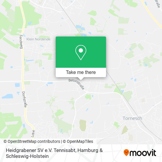 Heidgrabener SV e.V. Tennisabt map