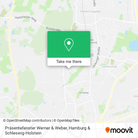 Карта Präsentefenster Werner & Weber
