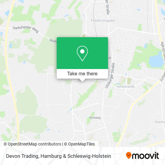 Devon Trading map