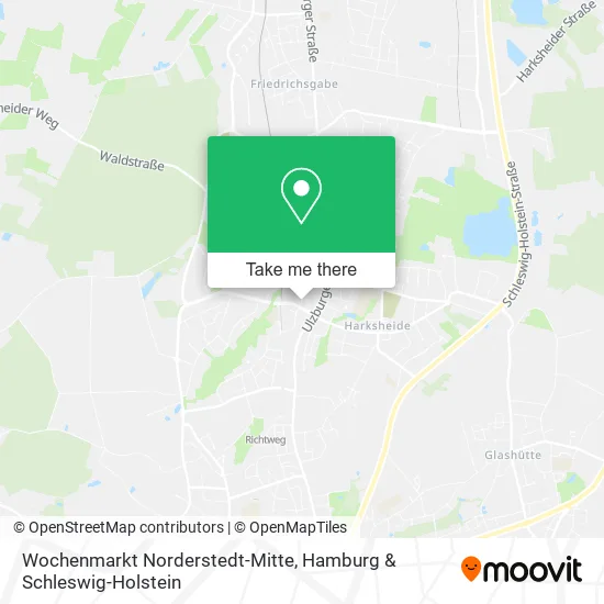 Карта Wochenmarkt Norderstedt-Mitte