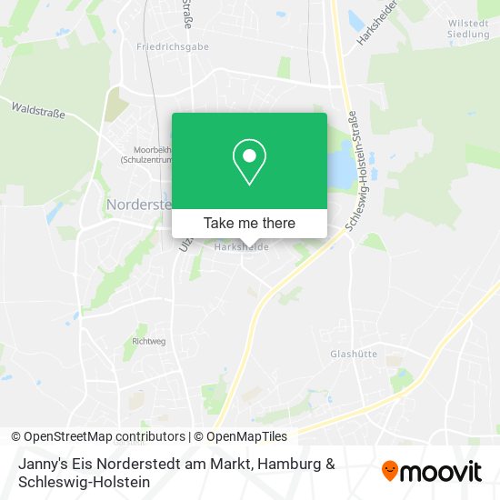 Janny's Eis Norderstedt am Markt map