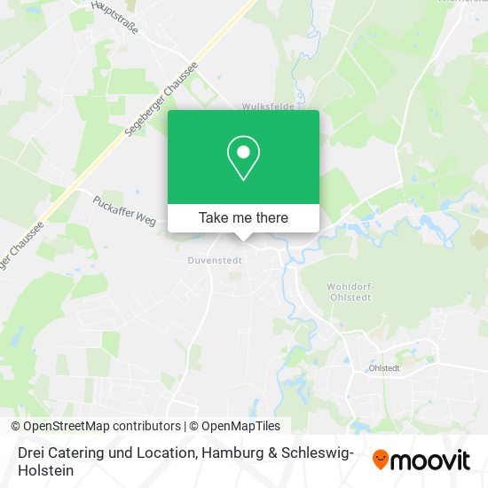 Drei Catering und Location map