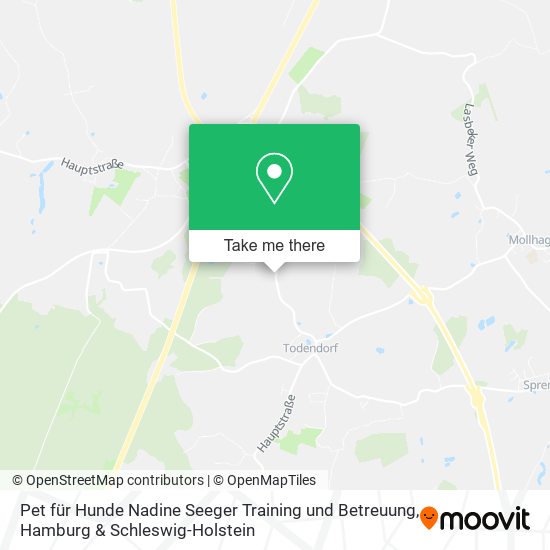 Pet für Hunde Nadine Seeger Training und Betreuung map
