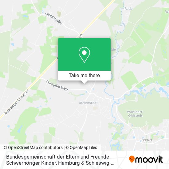 Bundesgemeinschaft der Eltern und Freunde Schwerhöriger Kinder map