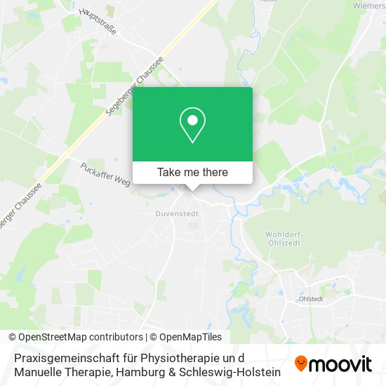 Praxisgemeinschaft für Physiotherapie un d Manuelle Therapie map