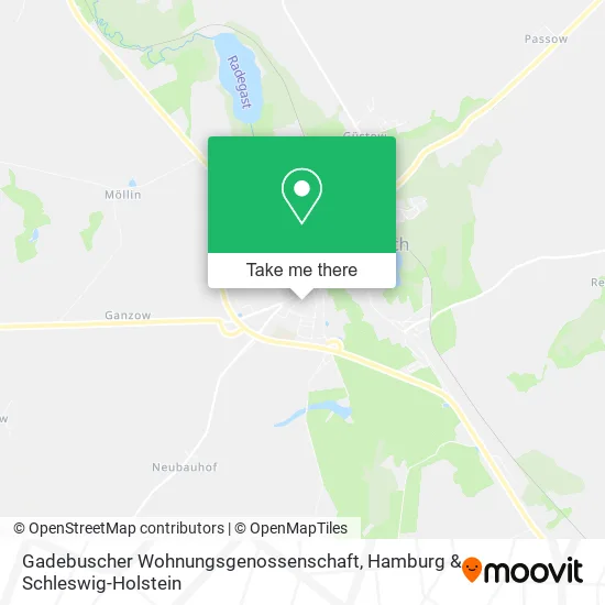 Карта Gadebuscher Wohnungsgenossenschaft
