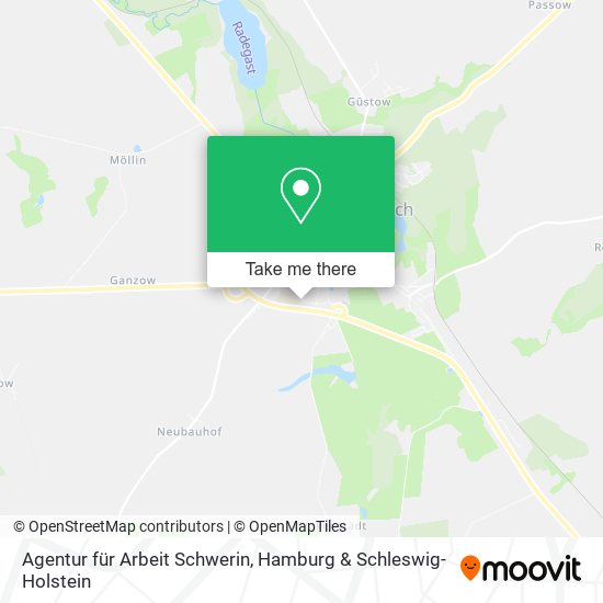 Agentur für Arbeit Schwerin map