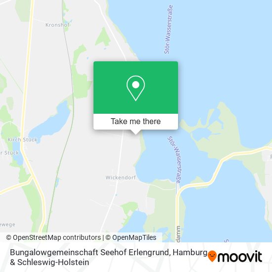 Bungalowgemeinschaft Seehof Erlengrund map