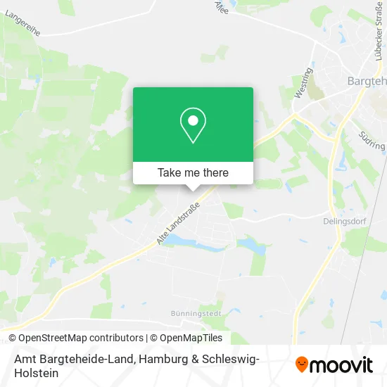 Карта Amt Bargteheide-Land