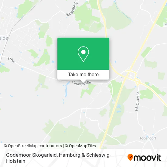 Карта Godemoor Skogarleid