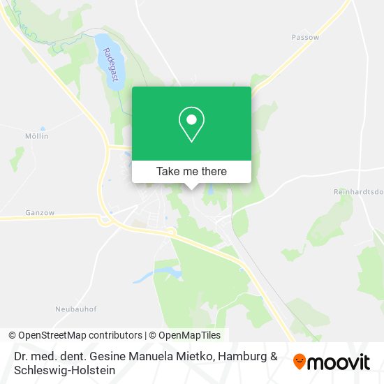 Dr. med. dent. Gesine Manuela Mietko map