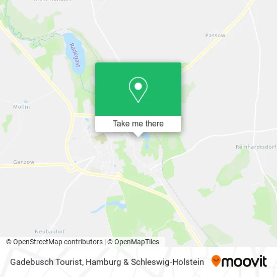 Карта Gadebusch Tourist