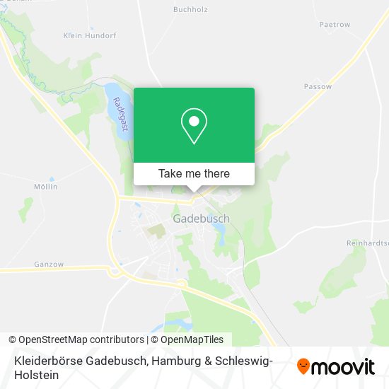 Kleiderbörse Gadebusch map
