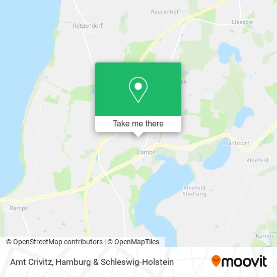 Карта Amt Crivitz